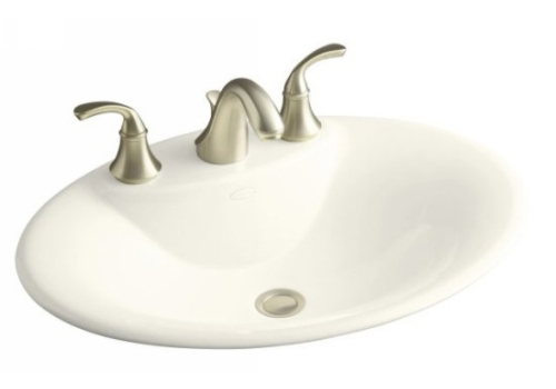 Kohler K-2831-1-96 Maratea Self-Rimming Lavatory - Biscuit (Faucet Not Included)