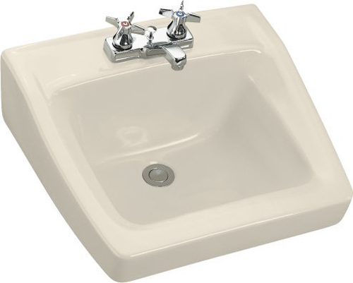 Kohler K-1728-47 Chesapeake Wall-Mount Lavatory with 4