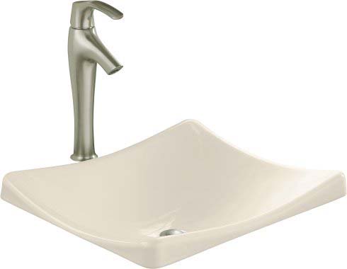 Kohler K-2833-47 Demilav Wading Pool Lavatory - Almond