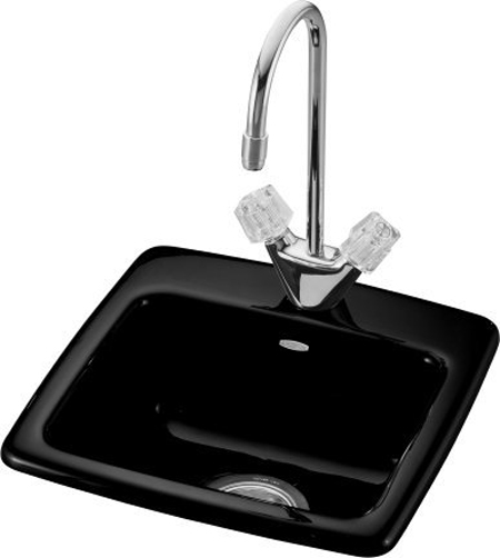 Kohler K-6015-3-7 Gimlet Self-Rimming Entertainment Sink With 3-Hole 8