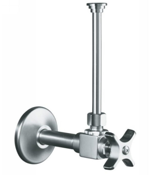 Kohler K-7637-G Angle Supply with Stop - Brushed Chrome