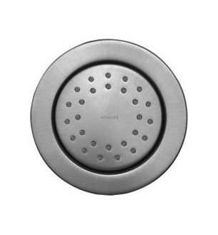 Kohler K-8013-G WaterTile Round 27-Nozzle Bodyspray with Stimulating Spray - Brushed Chrome