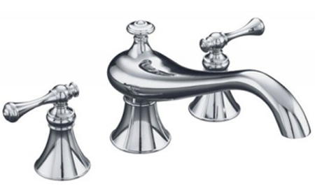 Kohler K-T16119-4A-CP Revival Two Handle Roman Tub Faucet Trim Kit - Polished Chrome