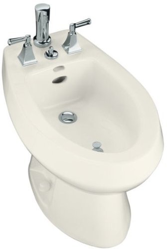 Kohler K-4854-96 San Tropez Bidet With Vertical Spray - Biscuit