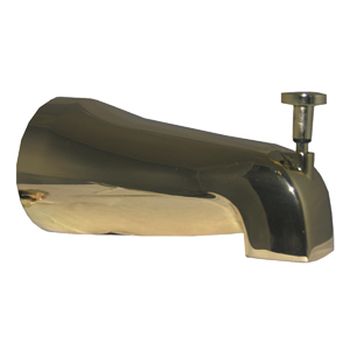 Lasco 08-1041 Bathtub Diverter Spout - Polished Brass