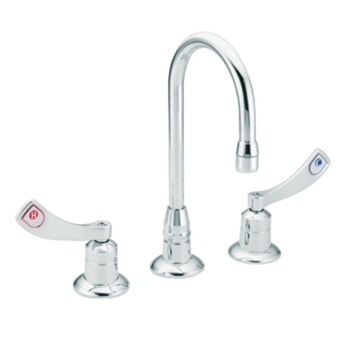 Moen 8248 Commercial Two Handle Deck Mount Kitchen Faucet Chrome