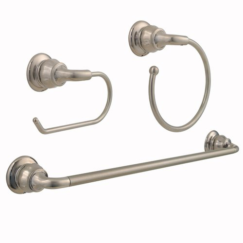 Pfister BTB-D3PC Treviso 18 in. Towel Bar Accessory Kit - Brushed Nickel