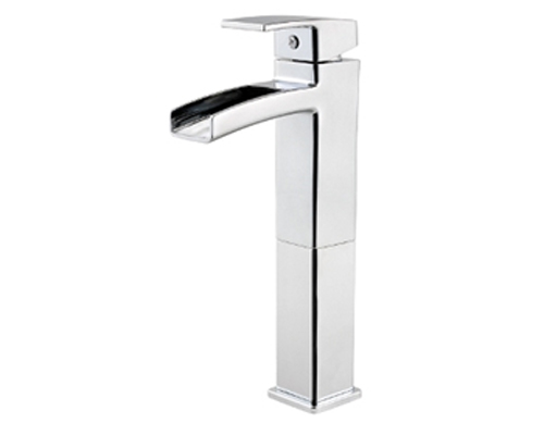 Pfister LG40-DF0C Kenzo Single Handle Lavatory Vessel Faucet - Chrome