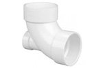 PVC DWV 90 Elbows with Low Heel Inlet